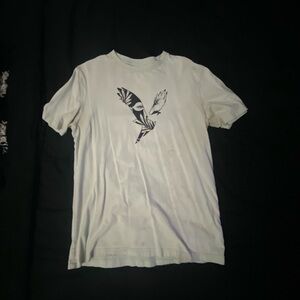American Eagle Outfitters White Graphic Tee
